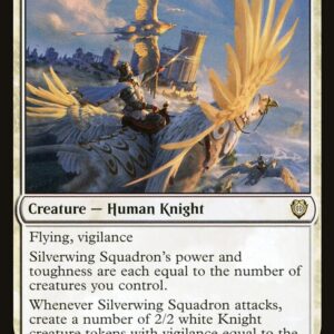 Phyrexia: All Will Be One Commander - 88 - Silverwing Squadron - Rare - W - Non-foil (Front)