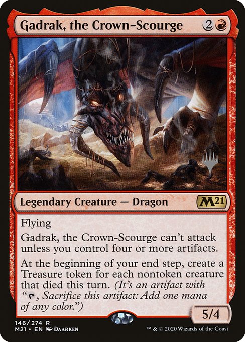 Core Set 2021 Promos - 146p - Gadrak, the Crown-Scourge - Rare - R - Foil - Promo (Front)