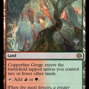 Phyrexia: All Will Be One Promos - 249p - Copperline Gorge - Rare - C - Foil - Promo (Front)