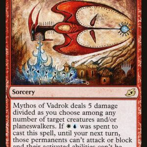 Ikoria: Lair of Behemoths Promos - 127p - Mythos of Vadrok - Rare - R - Foil - Promo (Front)