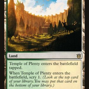 Born of the Gods - 165 - Temple of Plenty - Rare - C - Non-foil (Front)