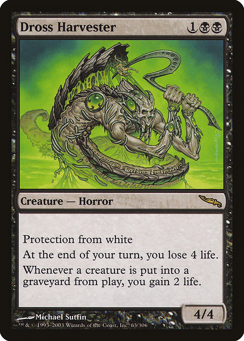 Mirrodin - 63 - Dross Harvester - Rare - B - Non-foil (Front)