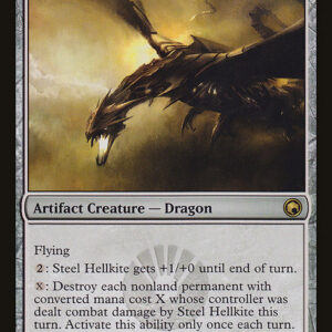 Scars of Mirrodin - 205 - Steel Hellkite - Rare - C - Non-foil (Front)