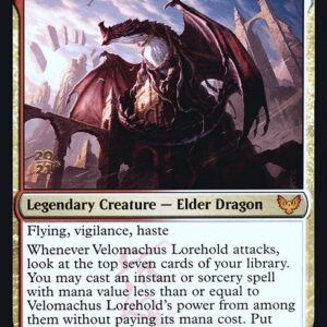 Strixhaven: School of Mages Promos - 245s - Velomachus Lorehold - Mythic - WR - Foil - Datestamped Promo (Front)