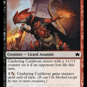 Bloomburrow - 208 - Cindering Cutthroat - Common - BR - Foil (Front)