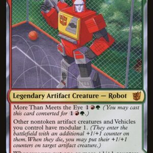Transformers - 8 - Blaster, Combat DJ // Blaster, Morale Booster - Mythic - C - Non-foil (Front)