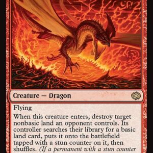 Tarkir: Dragonstorm - 111 - Magmatic Hellkite - Rare - R - Non-foil (Front)