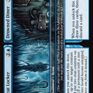 Duskmourn: House of Horror - 65 - Meat Locker // Drowned Diner - Common - U - Foil (Front)