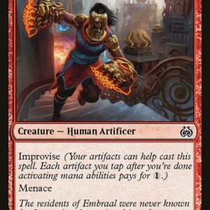 Aether Revolt - 100 - Sweatworks Brawler - Common - R - Non-foil (Front)