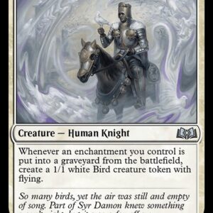 Wilds of Eldraine - 19 - Knight of Doves - Uncommon - W - Non-foil (Front)