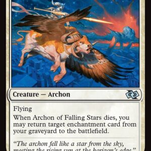 Foundations Jumpstart - 166 - Archon of Falling Stars - Uncommon - W - Non-foil (Front)