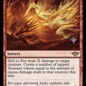 Outlaws of Thunder Junction Promos - 126p - Hell to Pay - Rare - R - Foil - Promo (Front)