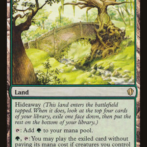 Commander 2013 - 307 - Mosswort Bridge - Rare - C - Non-foil (Front)