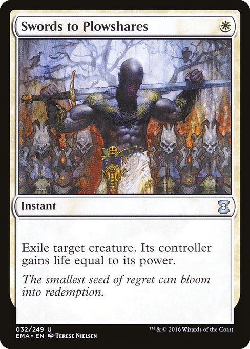 Eternal Masters - 32 - Swords to Plowshares - Uncommon - W - Non-foil (Front)