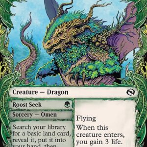 Tarkir: Dragonstorm - 306 - Sagu Wildling // Roost Seek - Common - G - Foil (Front)