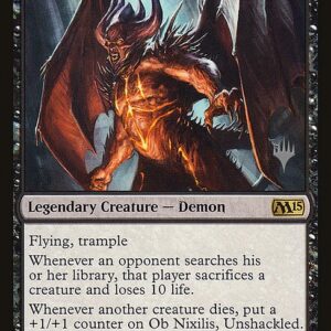 Magic 2015 Promos - 110p - Ob Nixilis, Unshackled - Rare - B - Foil - Promo (Front)