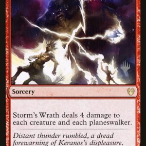 Theros Beyond Death Promos - 157p - Storm's Wrath - Rare - R - Foil - Promo (Front)