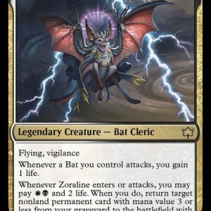 Bloomburrow - 242 - Zoraline, Cosmos Caller - Rare - WB - Foil (Front)