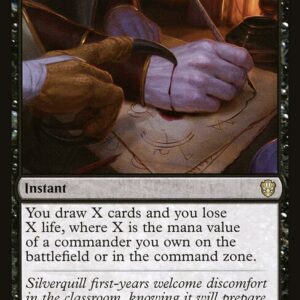 Commander 2021 - 44 - Stinging Study - Rare - B - Non-foil (Front)