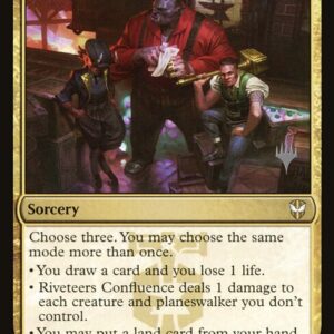 New Capenna Commander Promos - 79p - Riveteers Confluence - Rare - Multi - Foil - Promo (Front)