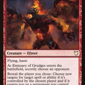Commander 2018 - 20 - Emissary of Grudges - Rare - R - Non-foil (Front)