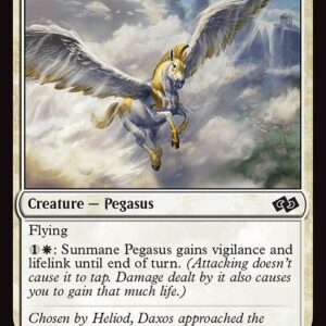 Foundations Jumpstart - 267 - Sunmane Pegasus - Common - W - Non-foil (Front)