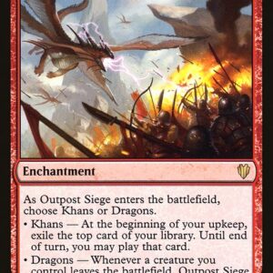 Commander 2017 - 139 - Outpost Siege - Rare - R - Non-foil (Front)