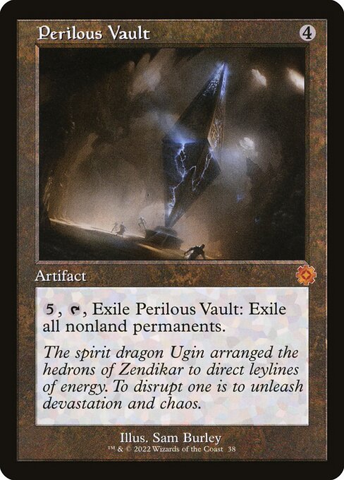 The Brothers' War Retro Artifacts - 38 - Perilous Vault - Mythic - C - Foil (Front)