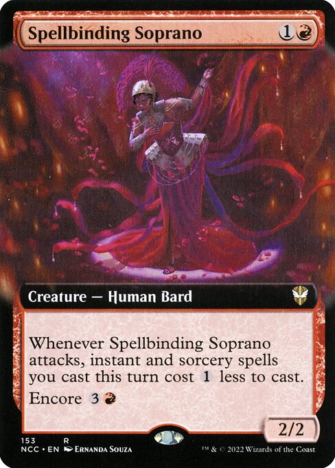 New Capenna Commander - 153 - Spellbinding Soprano - Rare - R - Non-foil (Front)