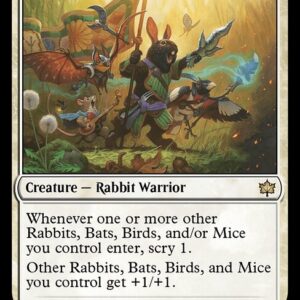 Bloomburrow - 36 - Valley Questcaller - Rare - W - Foil (Front)