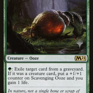 Core Set 2021 Promos - 204p - Scavenging Ooze - Rare - G - Foil - Promo (Front)