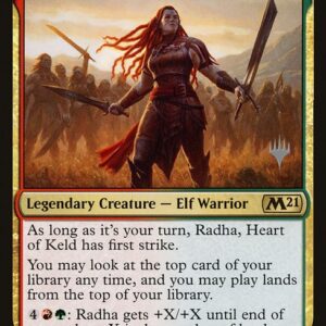 Core Set 2021 Promos - 224p - Radha, Heart of Keld - Rare - RG - Foil - Promo (Front)