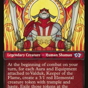 Multiverse Legends - 24 - Valduk, Keeper of the Flame - Uncommon - R - Foil (Front)