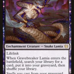 Theros Beyond Death Promos - 98p - Gravebreaker Lamia - Rare - B - Non-foil - Promo (Front)