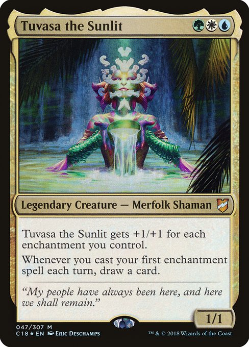 Commander 2018 - 47 - Tuvasa the Sunlit - Mythic - Multi - Foil (Front)