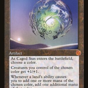 The Brothers' War Retro Artifacts - 9 - Caged Sun - Mythic - C - Non-foil (Front)