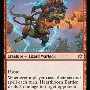 Bloomburrow - 139 - Hearthborn Battler - Rare - R - Foil (Front)