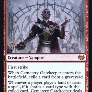 Innistrad: Crimson Vow Promos - 148s - Cemetery Gatekeeper - Mythic - R - Foil - Datestamped Promo (Front)
