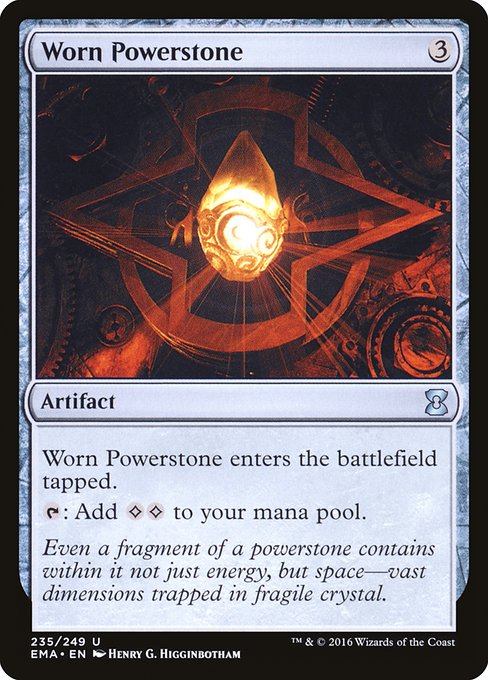 Eternal Masters - 235 - Worn Powerstone - Uncommon - C - Non-foil (Front)