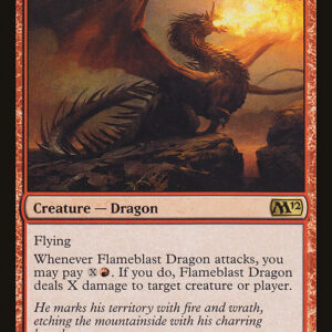 Magic 2012 - 133 - Flameblast Dragon - Rare - R - Non-foil (Front)