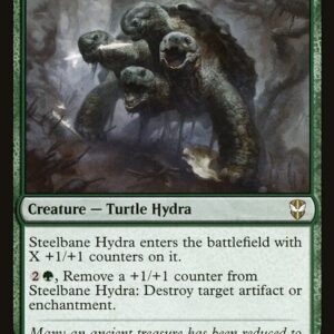 New Capenna Commander - 313 - Steelbane Hydra - Rare - G - Non-foil (Front)