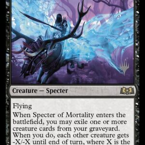 Wilds of Eldraine Promos - 107p - Specter of Mortality - Rare - B - Non-foil - Promo (Front)