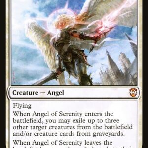 Kaldheim Commander - 18 - Angel of Serenity - Mythic - W - Non-foil (Front)