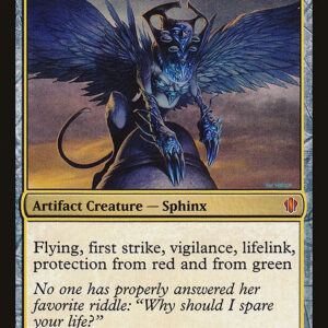 Commander 2013 - 217 - Sphinx of the Steel Wind - Mythic - Multi - Non-foil (Front)