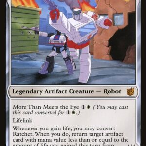 Transformers - 2 - Ratchet, Field Medic // Ratchet, Rescue Racer - Mythic - C - Non-foil (Front)