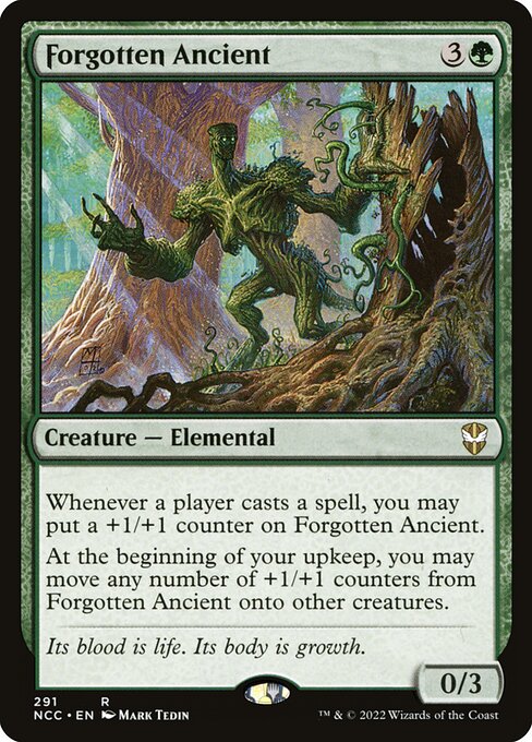 New Capenna Commander - 291 - Forgotten Ancient - Rare - G - Non-foil (Front)