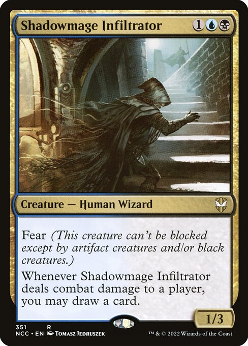 New Capenna Commander - 351 - Shadowmage Infiltrator - Rare - UB - Non-foil (Front)