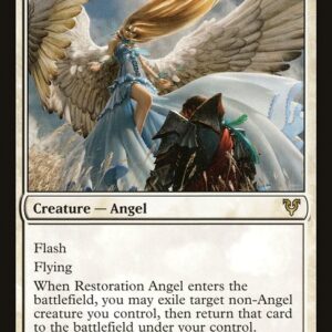 Avacyn Restored - 32 - Restoration Angel - Rare - W - Non-foil (Front)