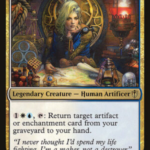 Commander 2016 - 203 - Hanna, Ship's Navigator - Rare - WU - Non-foil (Front)