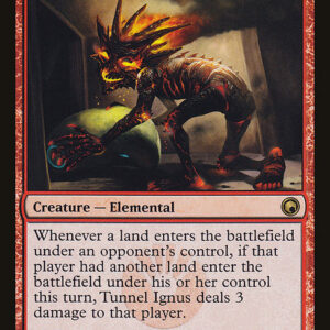 Scars of Mirrodin - 105 - Tunnel Ignus - Rare - R - Non-foil (Front)